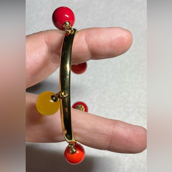 Kate Spade second nature cuff bracelet orange - Picture 5 of 10